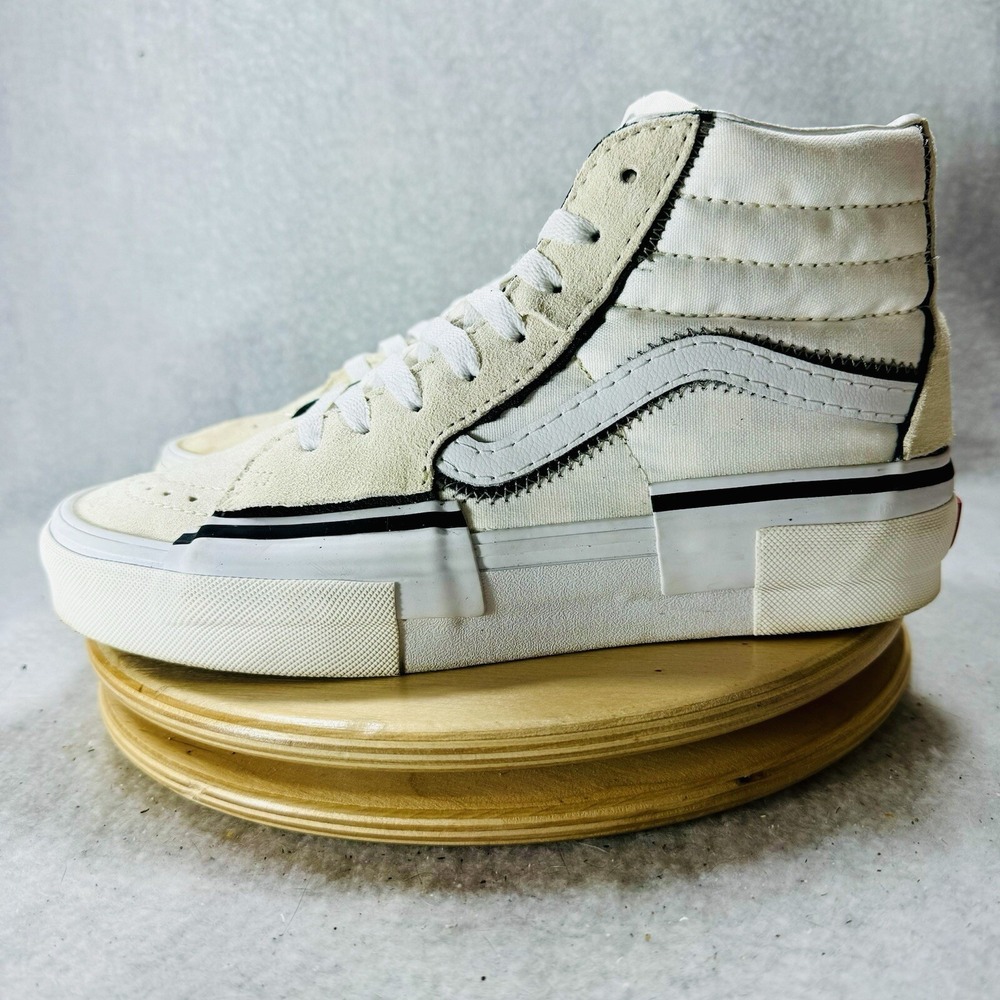 VANS Sk8- Reconstruct High Tops Marshmallow Men's Size 7 Women's 8.5 Shoes